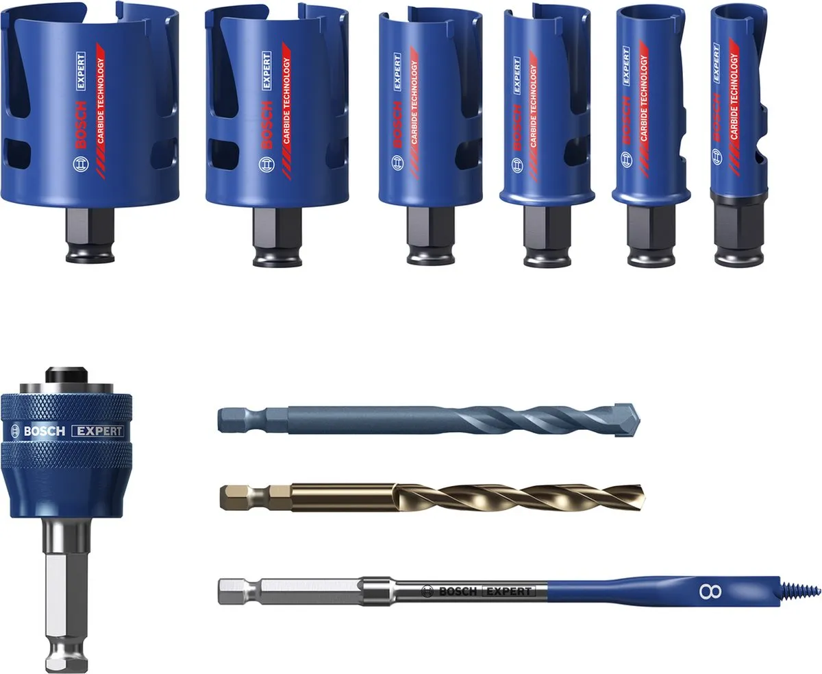 Bosch Professional Gatenzaagset EXPERT 10-delig - 20-64mm