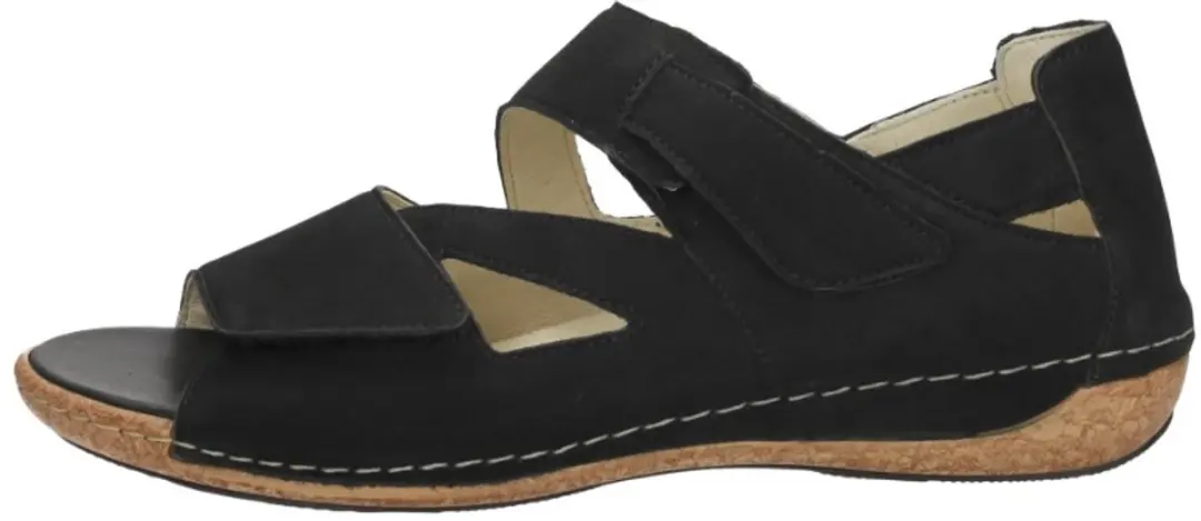 Waldlaufer Heliett Sandalen Plat - zwart - Maat 38 - afbeelding 2 van 6