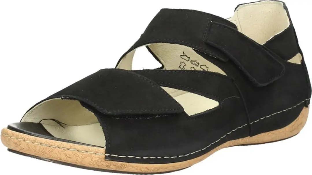 Waldlaufer Heliett Sandalen Plat - zwart - Maat 38 - afbeelding 3 van 6