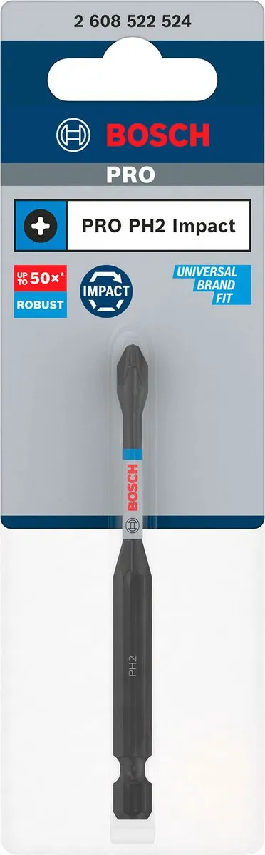 Bosch Professional PH2 Kruiskopschroefbit 90mm