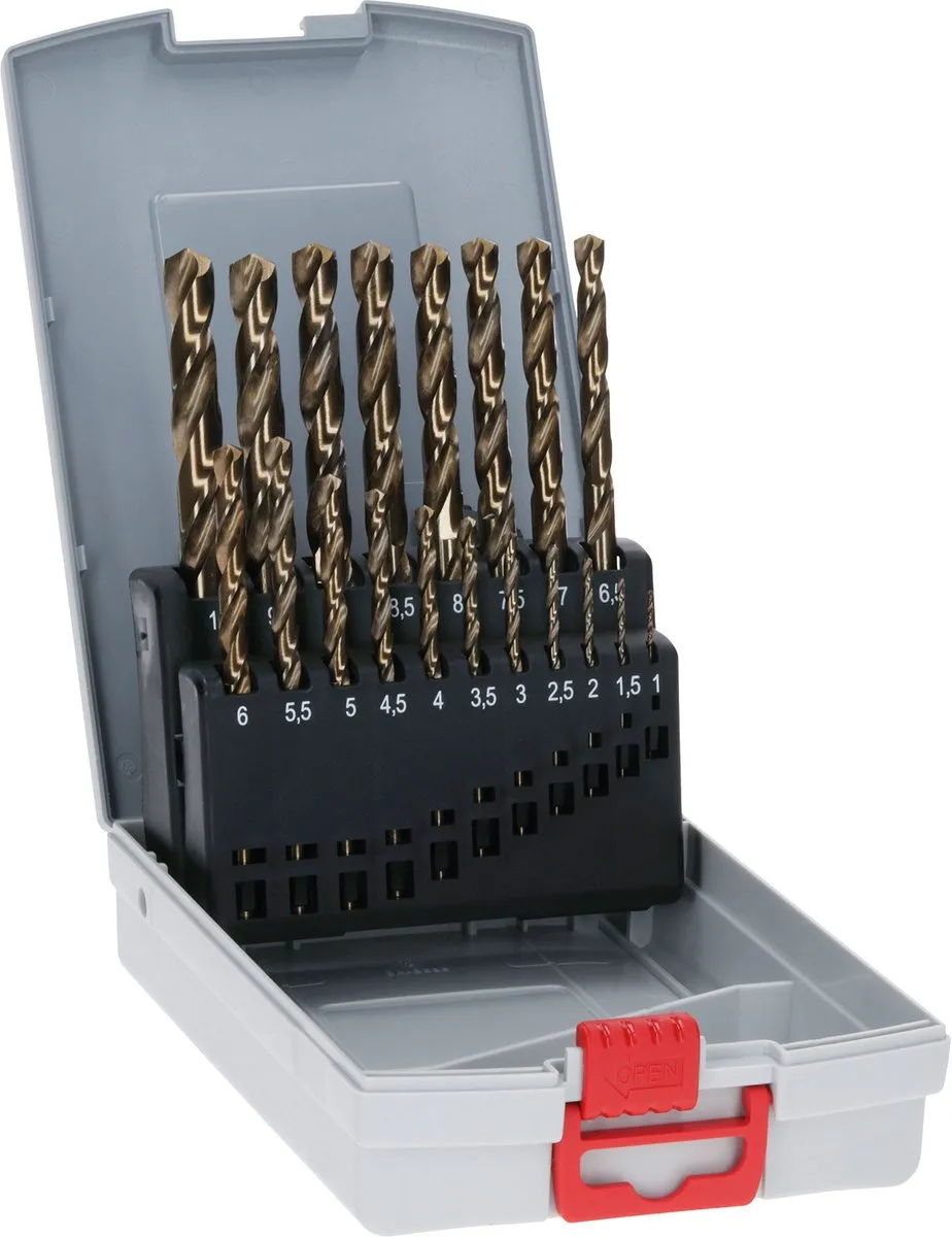 Bosch Professional 19ST Metaalboorset Pro Box HSS-Co 135° - 14 Stuks