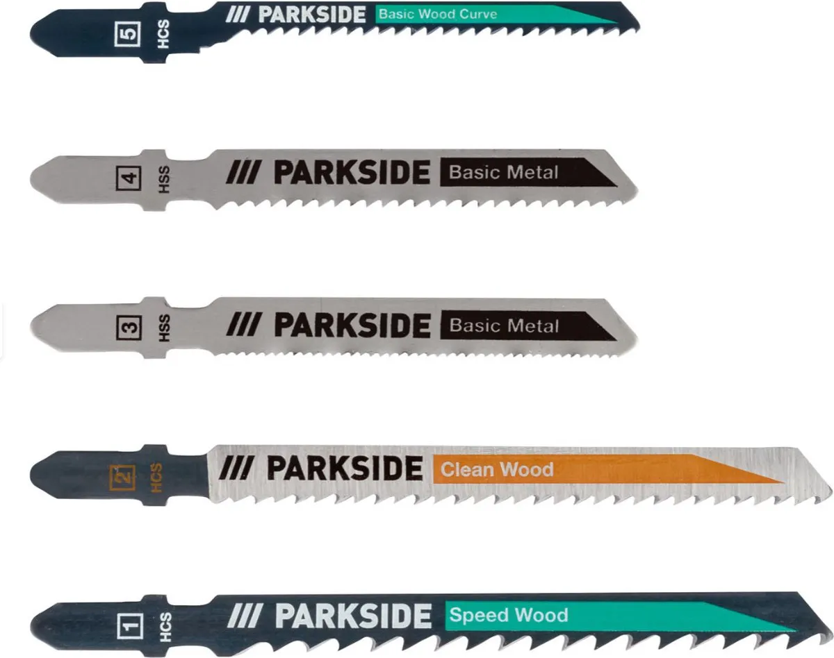 Parksides Decoupeerzaagset 5-delig