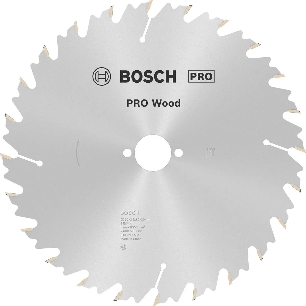Bosch Professional CIRKZB SPEED T 250X30X3,2 Metaal Zaagblad