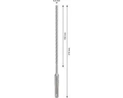 Bosch Professional SDS Plus-5X Hamerboor 5mm - 5 Stuks