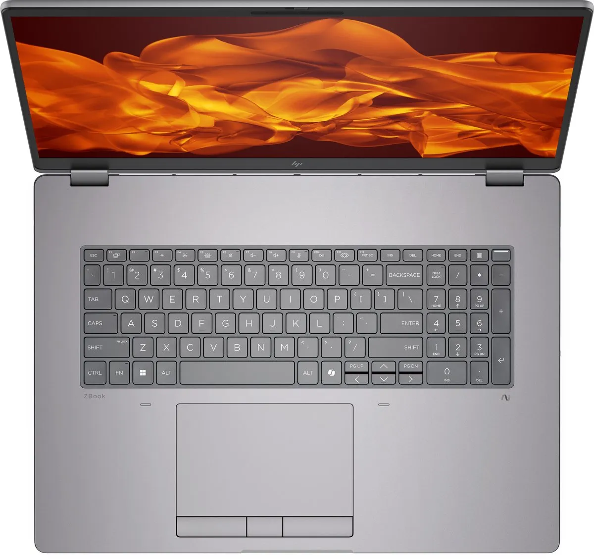 HP ZBook Fury G1i 18 Wolf Pro Security Edition - Intel Core Ultra 7 255HX - 32GB 1TB RTX PRO 2000 - Zilver