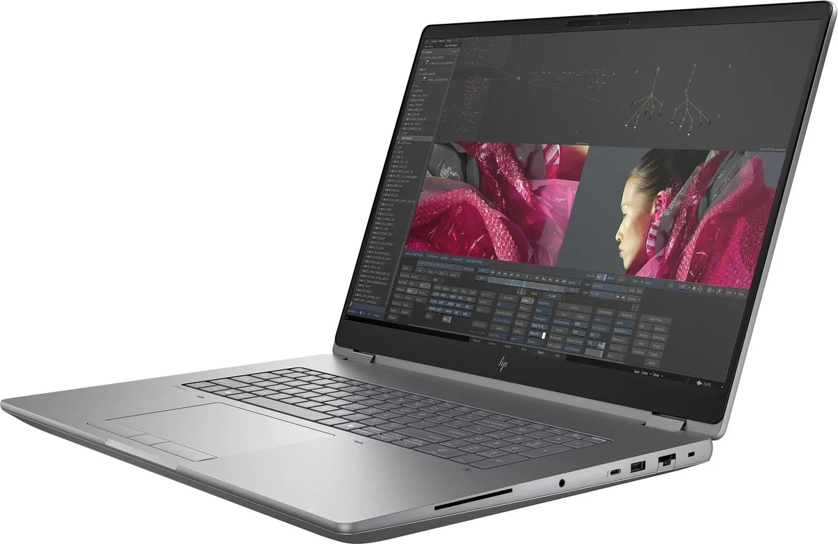 HP ZBook Fury G1i 18 Wolf Pro Security Edition - Intel Core Ultra 7 255HX - 32GB 1TB RTX PRO 2000 - Zilver