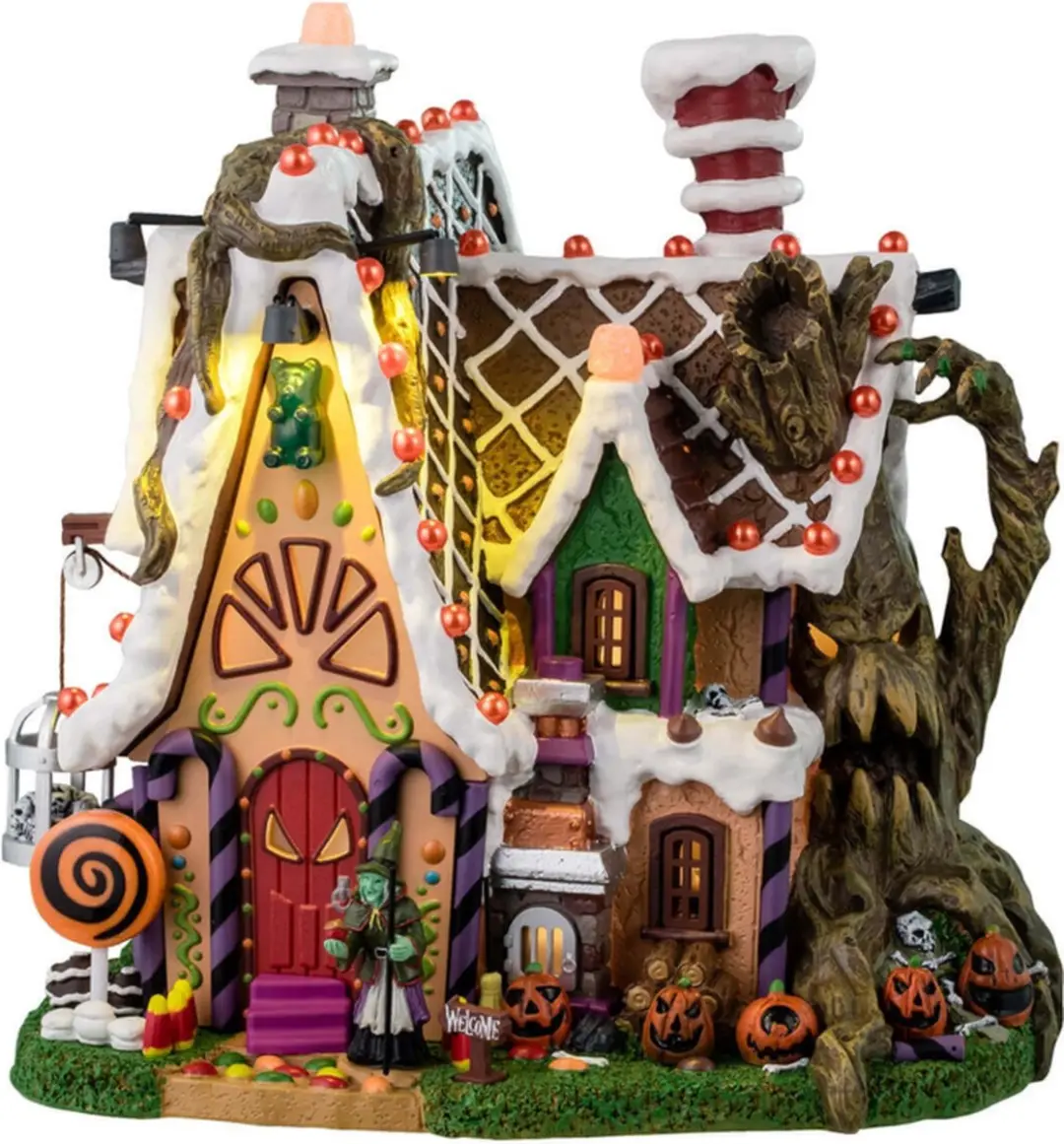 Lemax Spooky Town Candy Witch Cottage