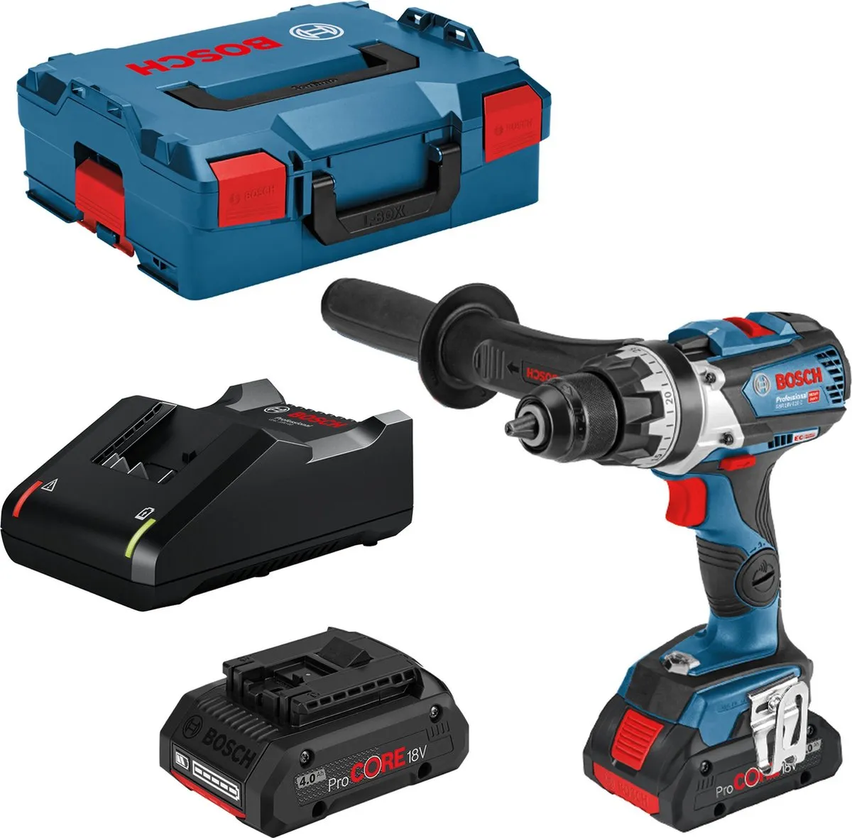 Bosch Professional GSR 18V-110C Accu Schroefboormachine - 18V 4.0Ah - 2x Accu