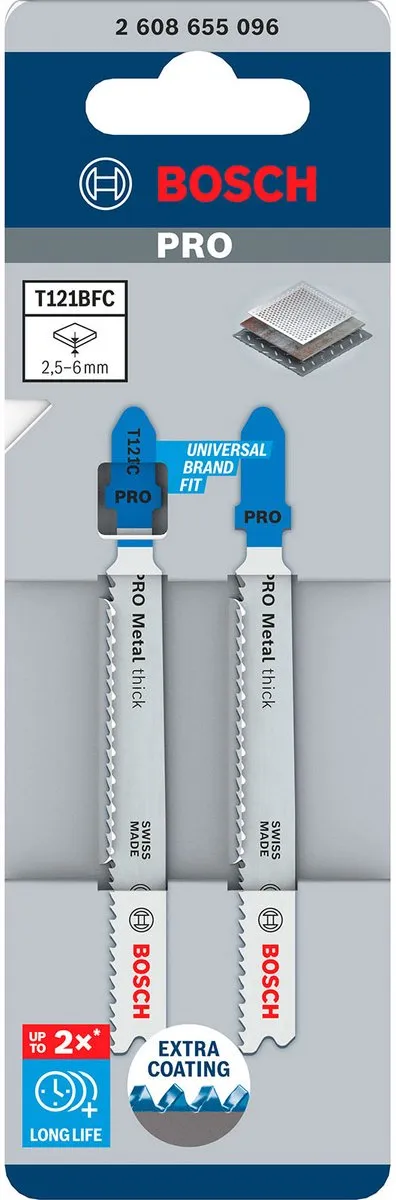 Bosch Professional PRO METAL T121BFC Zaagblad 92mm - 2 Stuks
