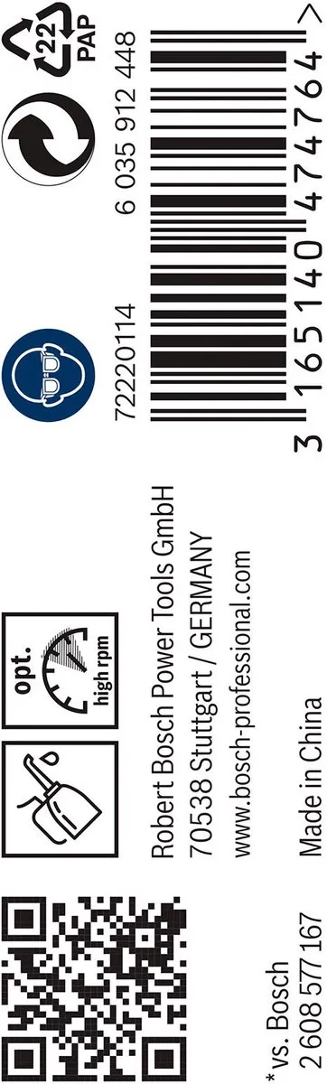 Bosch Professional ST. LINE 1.6mm HSS-G Boorbitten - 10 Stuks