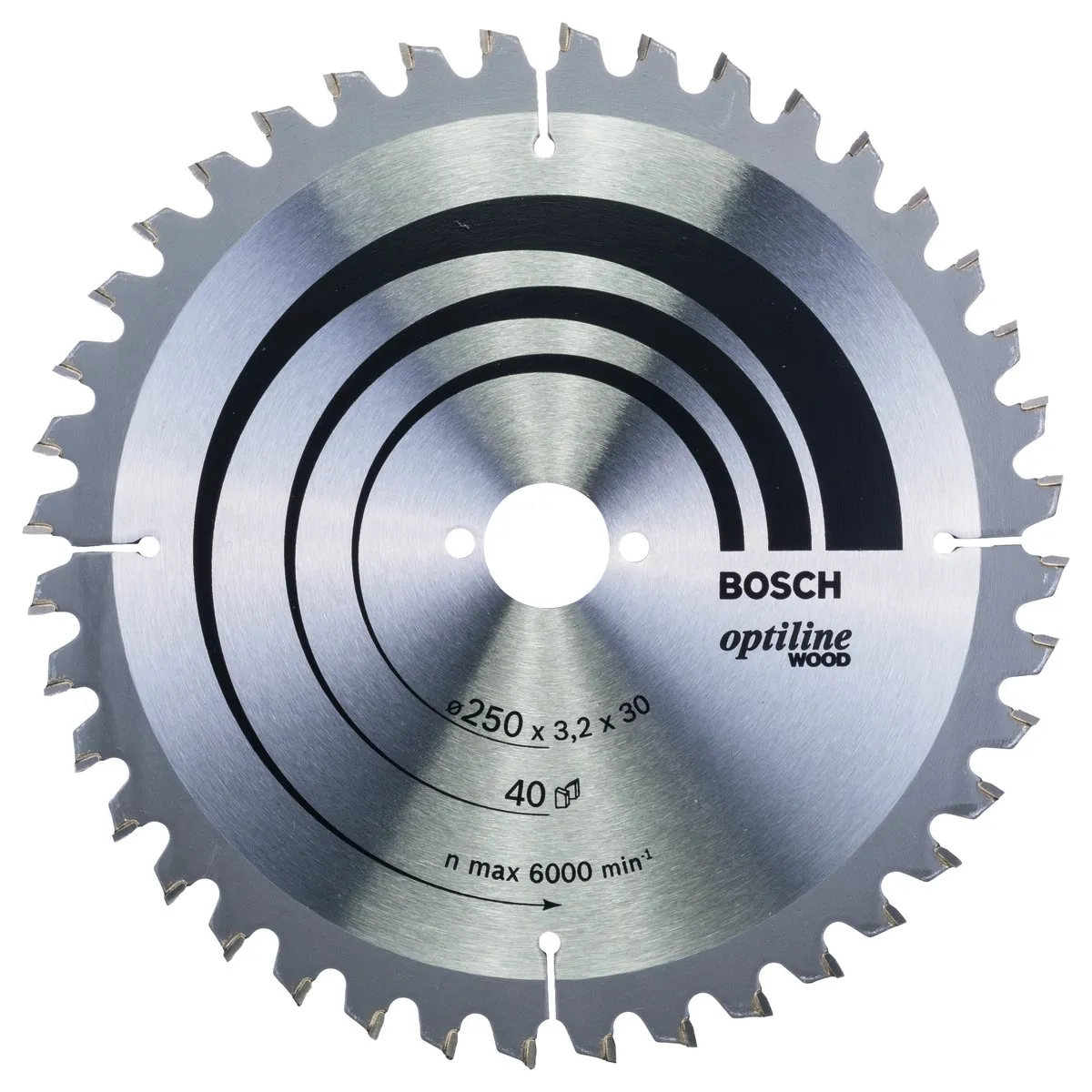 Bosch Professional Cirkelzaagblad Optiline Hout 250mm