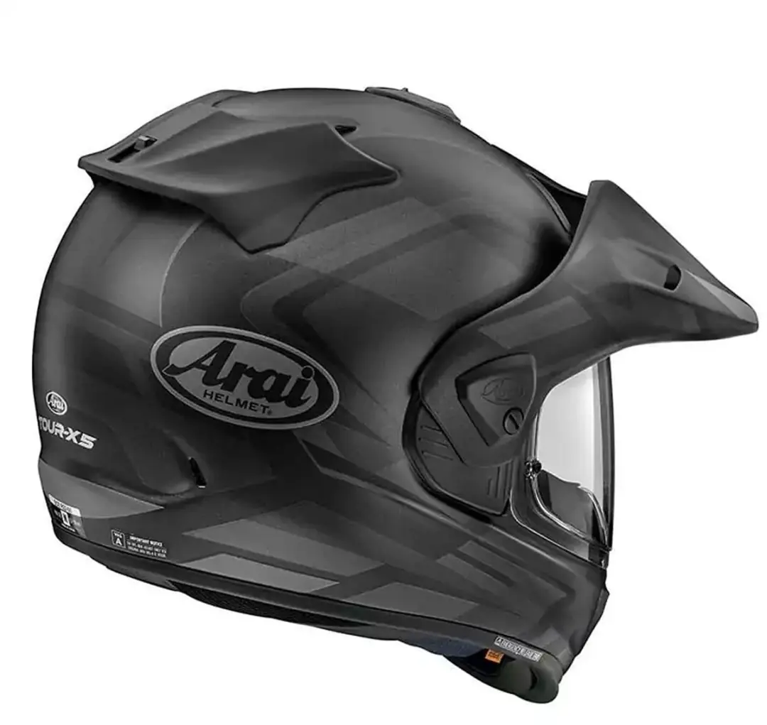 Arai TOUR-X5 Discovery Adventure Helm - L - Zwart/Grijs - afbeelding 2 van 3