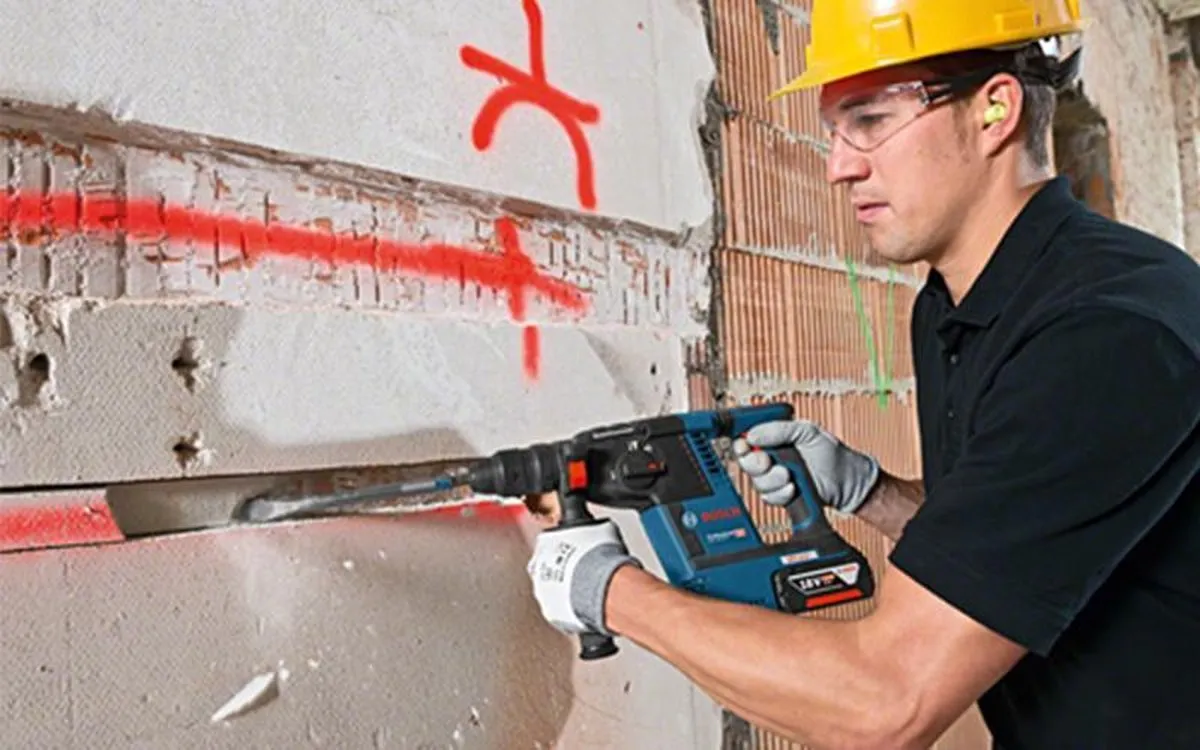 Bosch Professional GBH 18V-26F Accuboormachine - 2x 8,0Ah - SDS-plus - afbeelding 4 van 6
