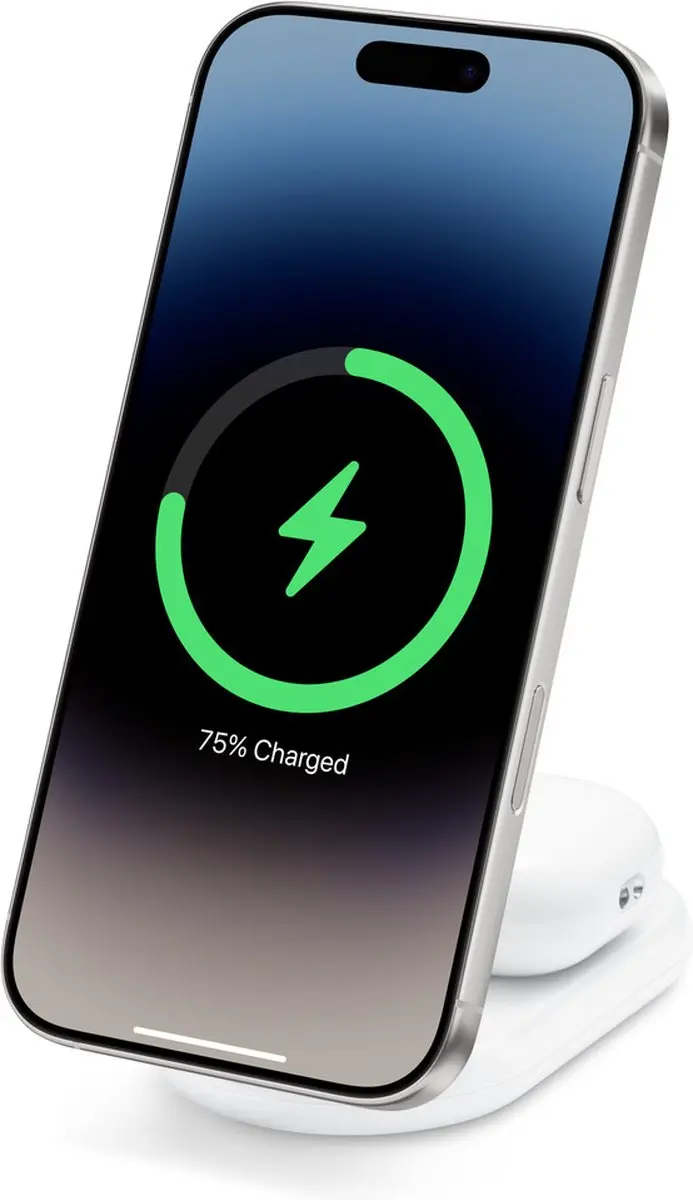 Belkin BoostCharge 2-in-1 inklapbare magnetische oplader