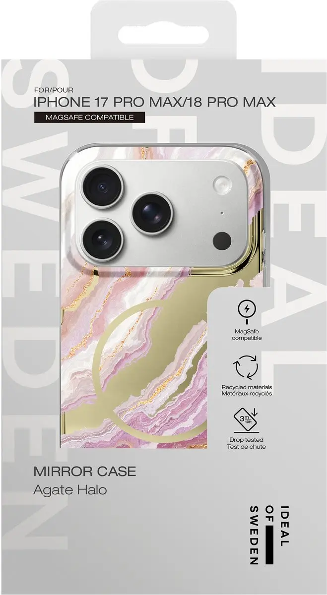 iDeal of Sweden Mirror Case iPhone 18/17 Pro Max - Agate Halo - afbeelding 4 van 4