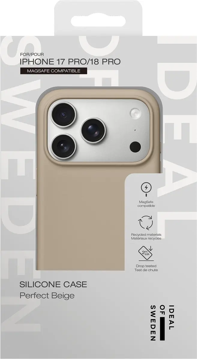 iDeal of Sweden Silicone Case iPhone 18/17 Pro - Beige - IDSICMS-I2661P-128 - afbeelding 4 van 4