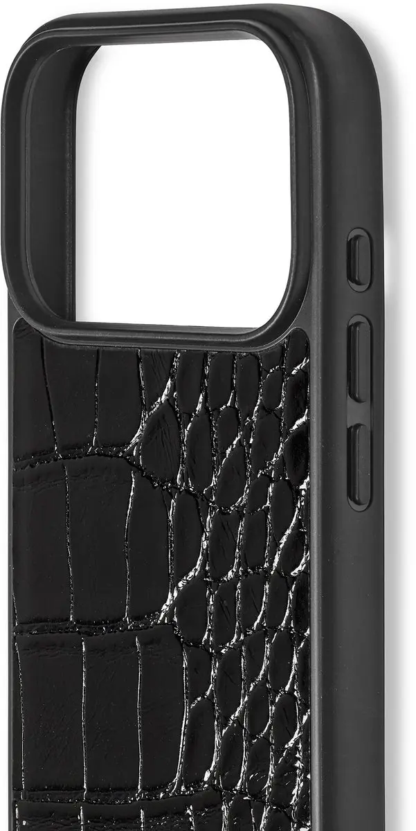 iDeal of Sweden Vegan Leather Backcover iPhone 18/17 Pro Max - Zwart - IDVLCMS-I2667P-334 - afbeelding 2 van 4