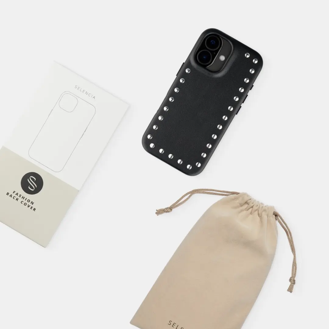 Selencia Hoesje iPhone 18/17 Pro Max - MagSafe Velvet Black - afbeelding 6 van 6