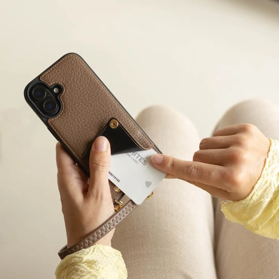 Selencia Hoesje iPhone 18/17 Pro Max - Mocha Brown - afbeelding 3 van 6