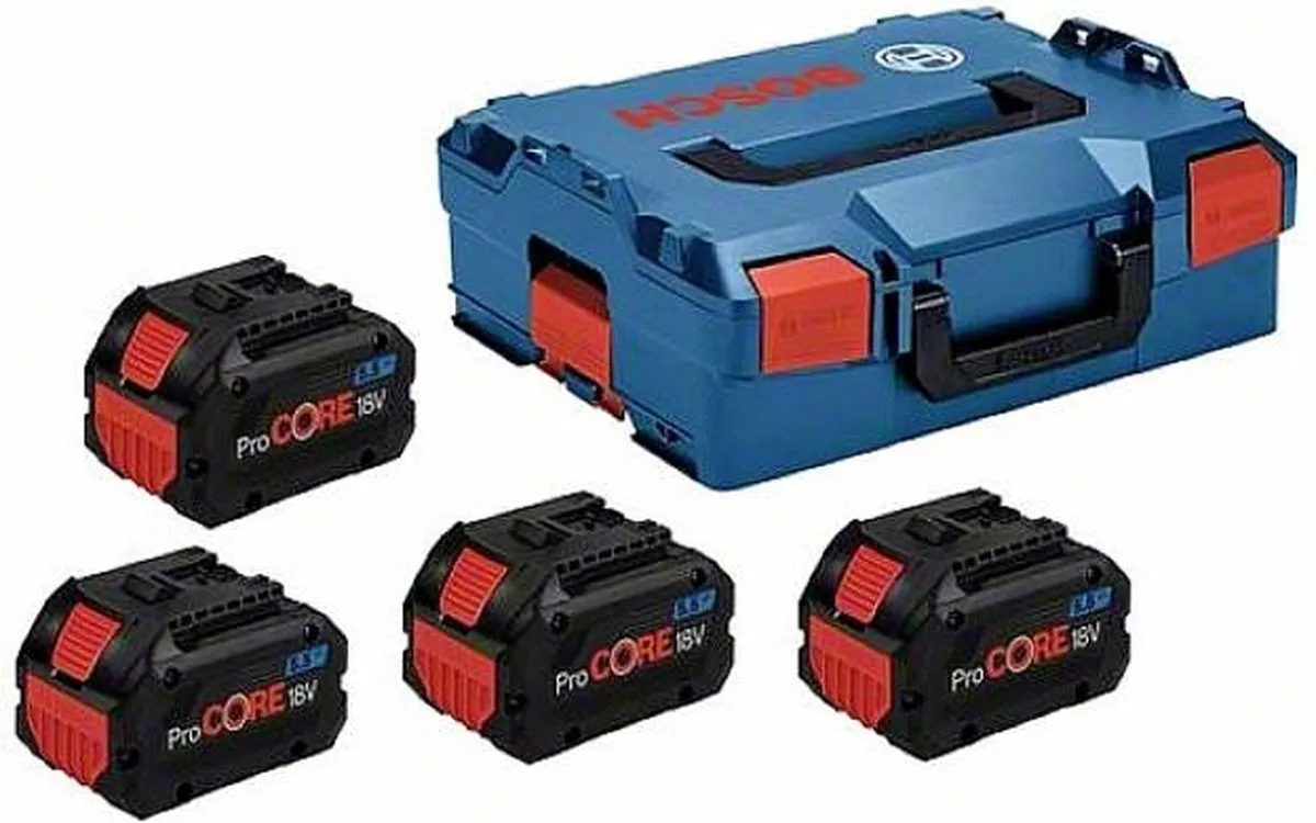 Bosch Professional Accuset BITURBO ProCORE18V 5.5Ah - 4 Stuks