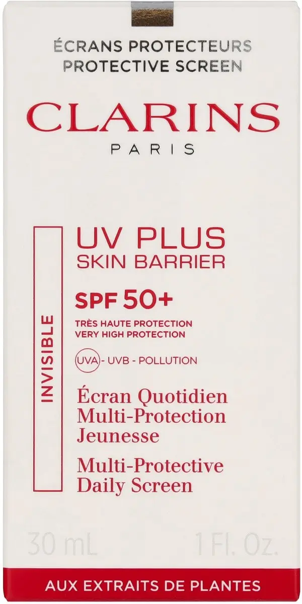 Clarins Invisible UV Plus SPF50 Huidbarrière 30ml