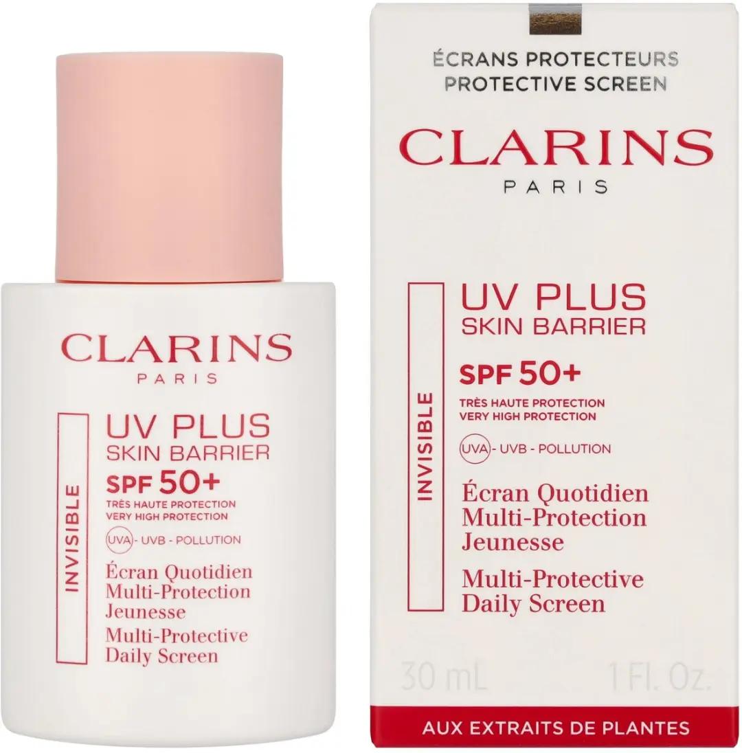 Clarins Invisible UV Plus SPF50 Huidbarrière 30ml - afbeelding 3 van 3