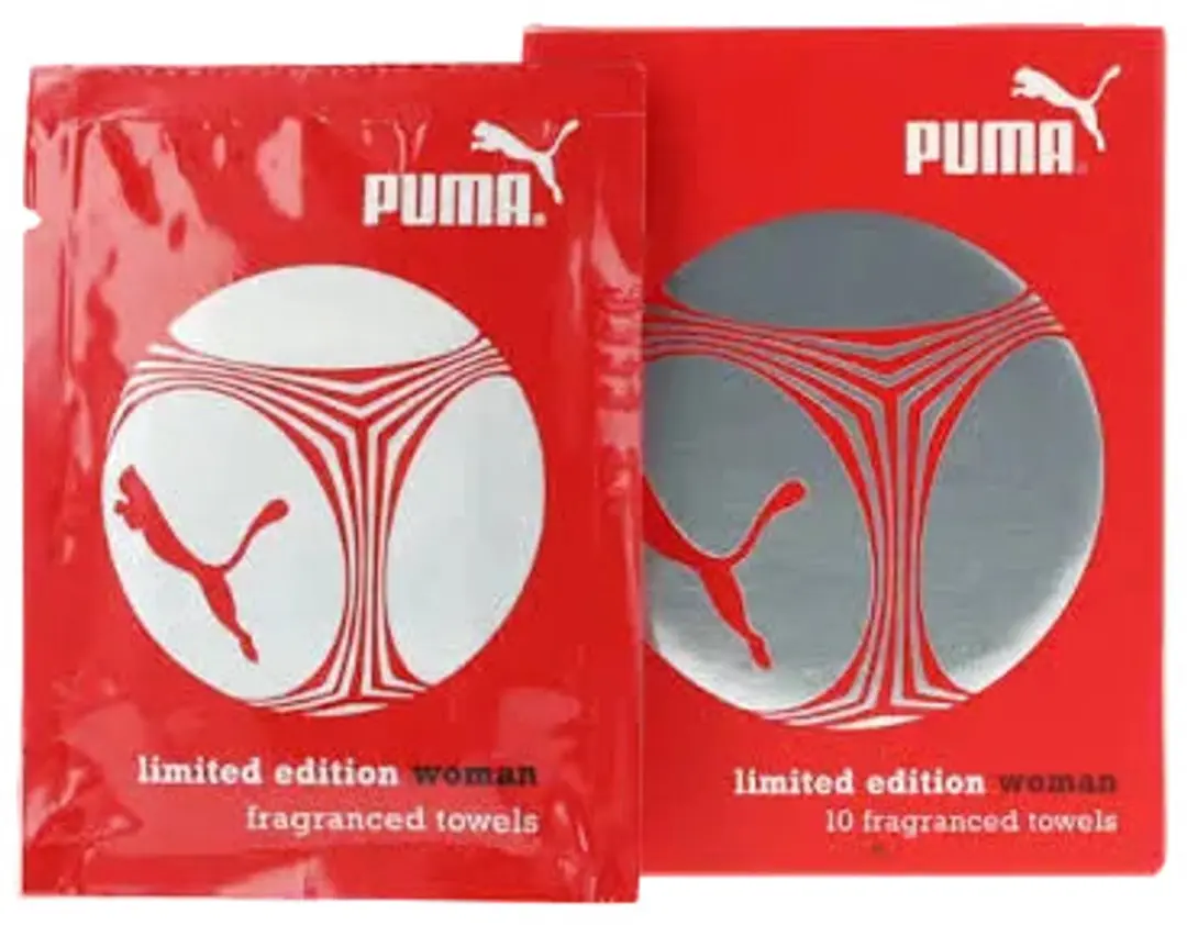 Puma Limited Edition Woman Fragranced Towels 10 x 3ml