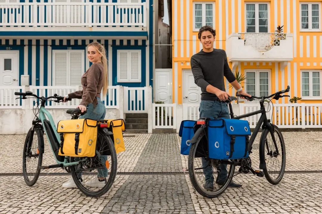 Willex Dubbele Fietstas Bisonyl 30L - Blauw - afbeelding 4 van 6