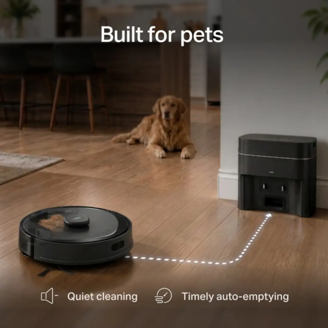 TP-Link Tapo RV30 Max Plus Gen2 Robotstofzuiger - 3.3L - Zwart - afbeelding 5 van 6