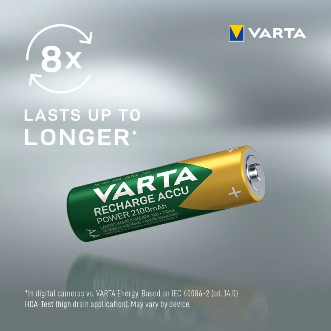 Varta Recharge Accu Power AA 2100mAh - 4 Stuks