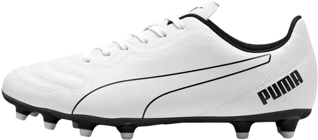 PUMA Classico FG Voetbalschoenen Heren 46 - Wit/Zwart