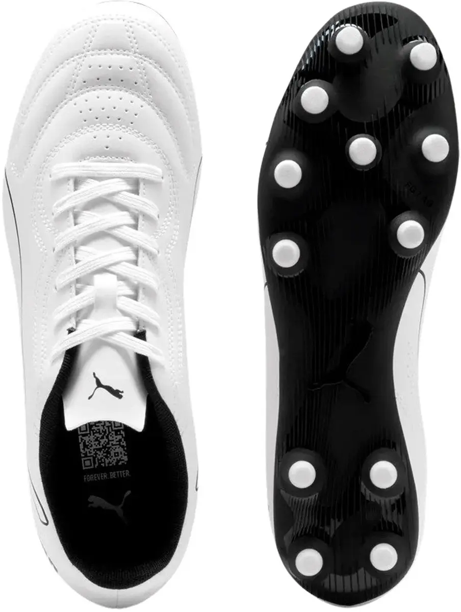PUMA Classico FG Voetbalschoenen Heren 46 - Wit/Zwart