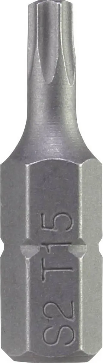 TOOLCRAFT T15 Binnen-Torx bits S2-staal - 50 Stuks