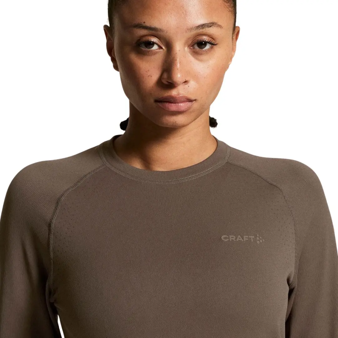 Craft Active Comfort 2 Longsleeve Shirt Dames - XL - Bruin - afbeelding 4 van 6