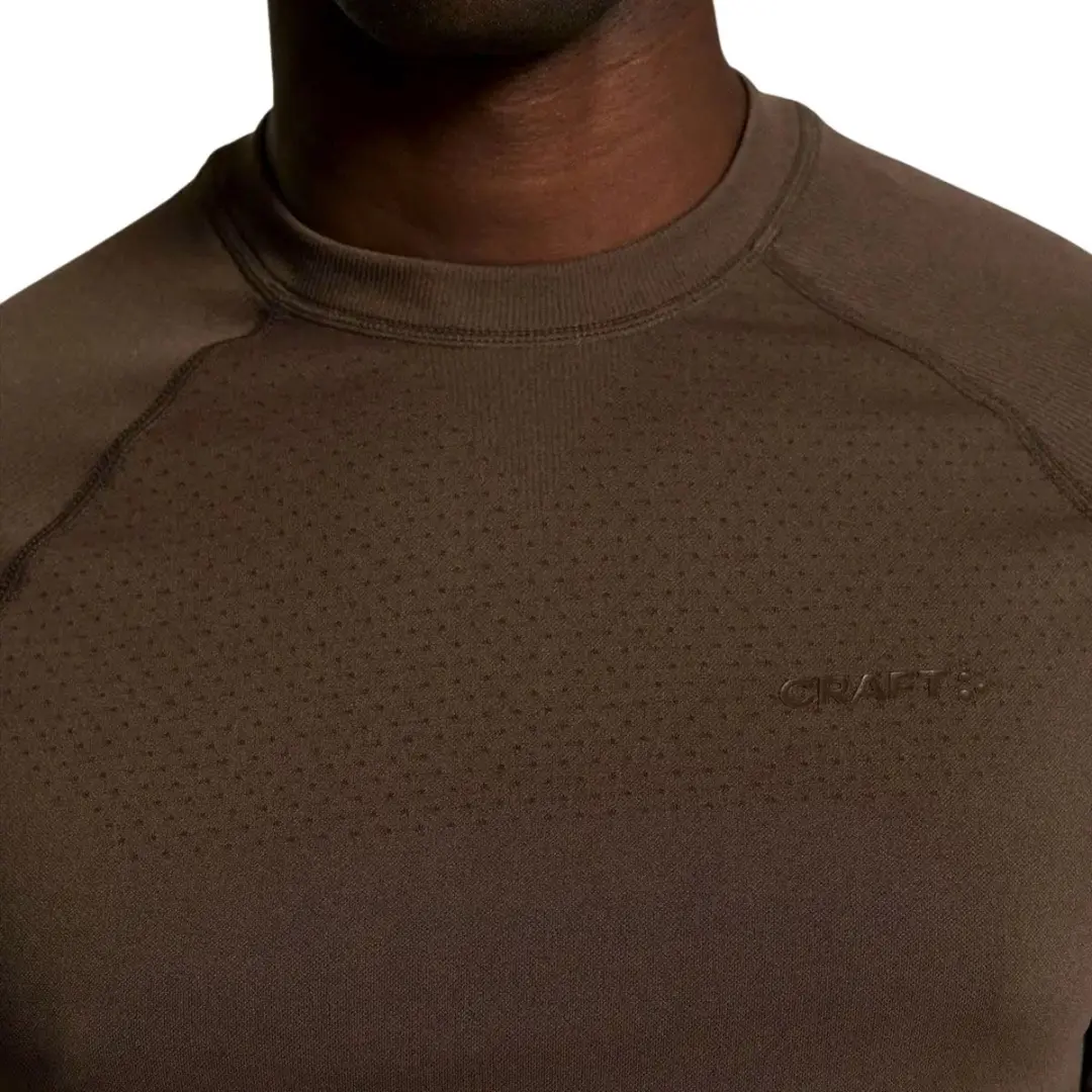 Craft Active Comfort LS Shirt Heren - L - Donkerbruin - afbeelding 2 van 6