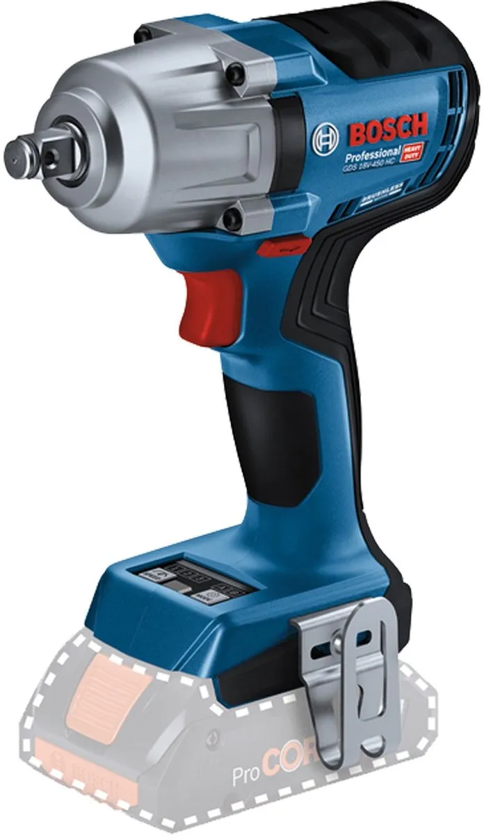 Bosch Professional GDS 18V-450 HC Slagmoersleutel 450Nm - 1/2" - 18V