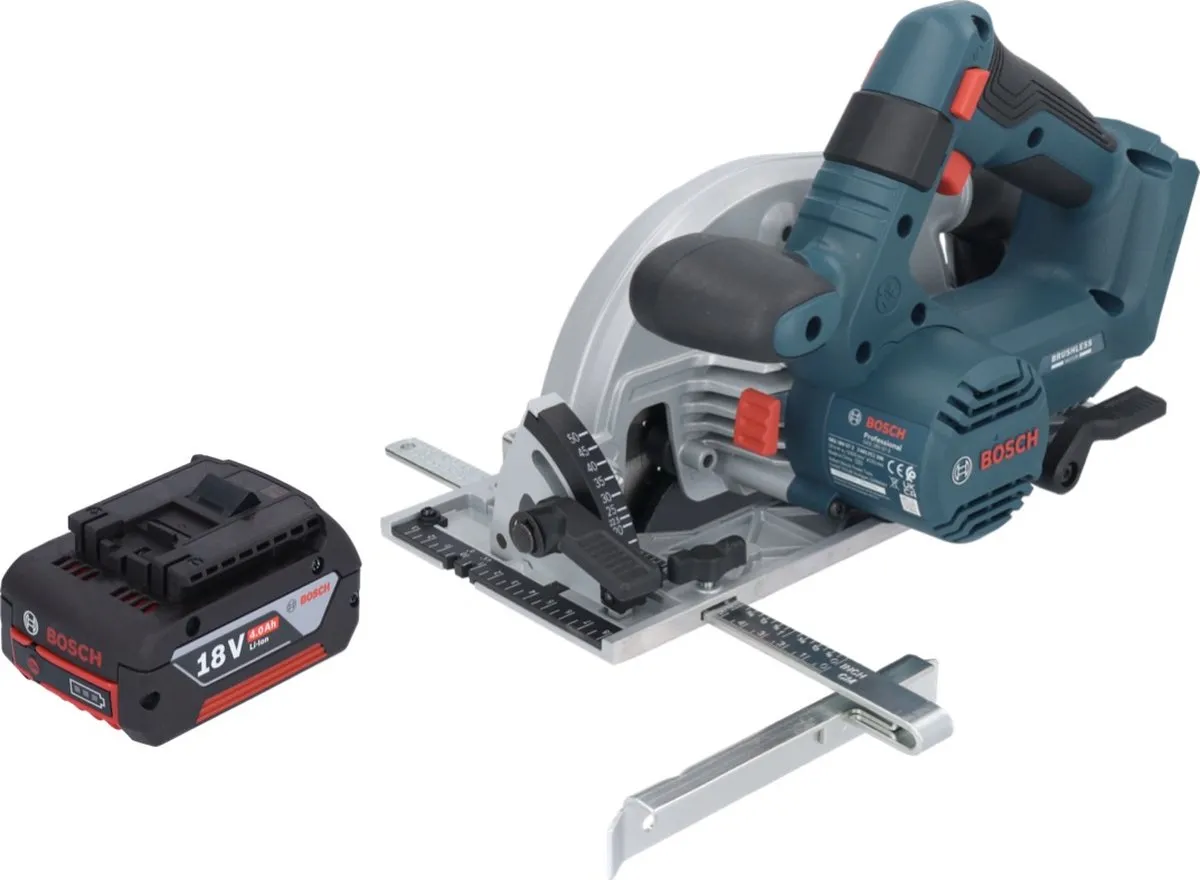 Bosch Professional GKS 18V-57-2 Accu-handcirkelzaag 165mm - 4,0Ah - afbeelding 5 van 5
