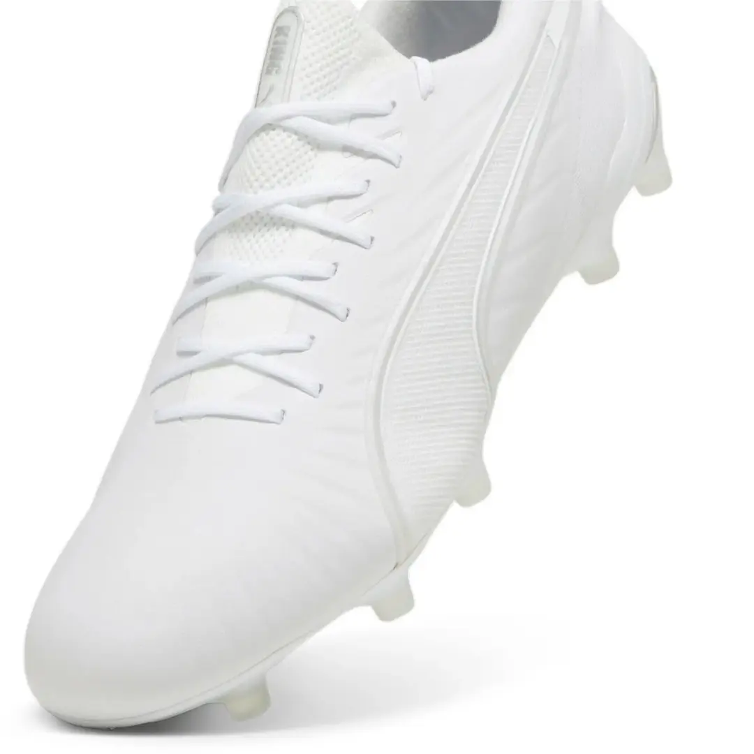 PUMA King Ultimate FG/AG Voetbalschoenen - 42,5 - Wit - afbeelding 4 van 6