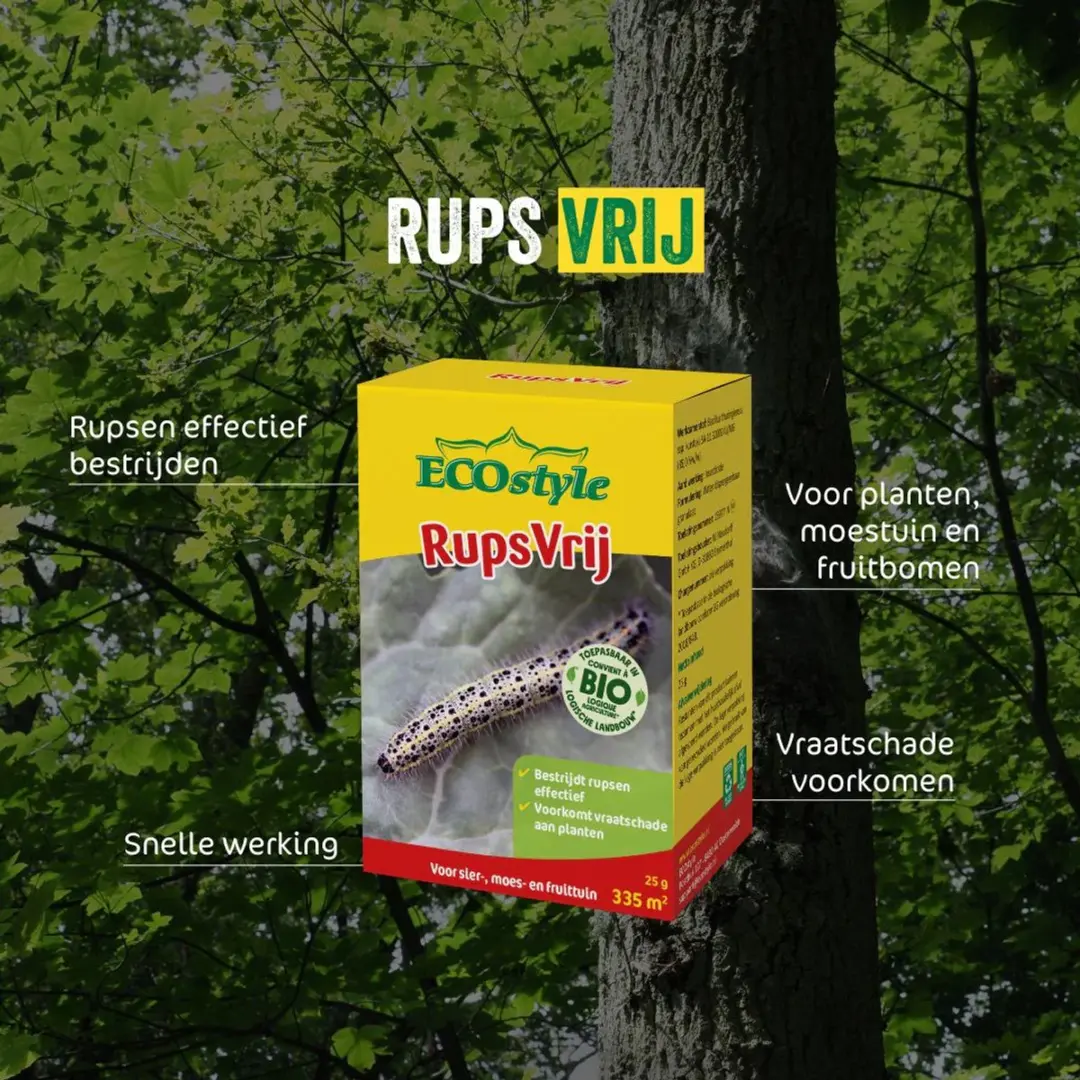 ECOstyle RupsVrij Insectenbestrijding 7,5g - 100m2 - afbeelding 2 van 6