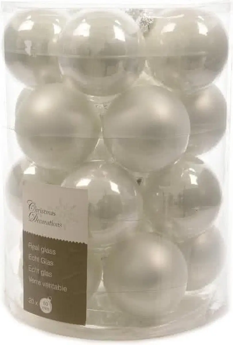 Decoris Kerstballen Roze - 20 Stuks - Ø6cm - afbeelding 4 van 6