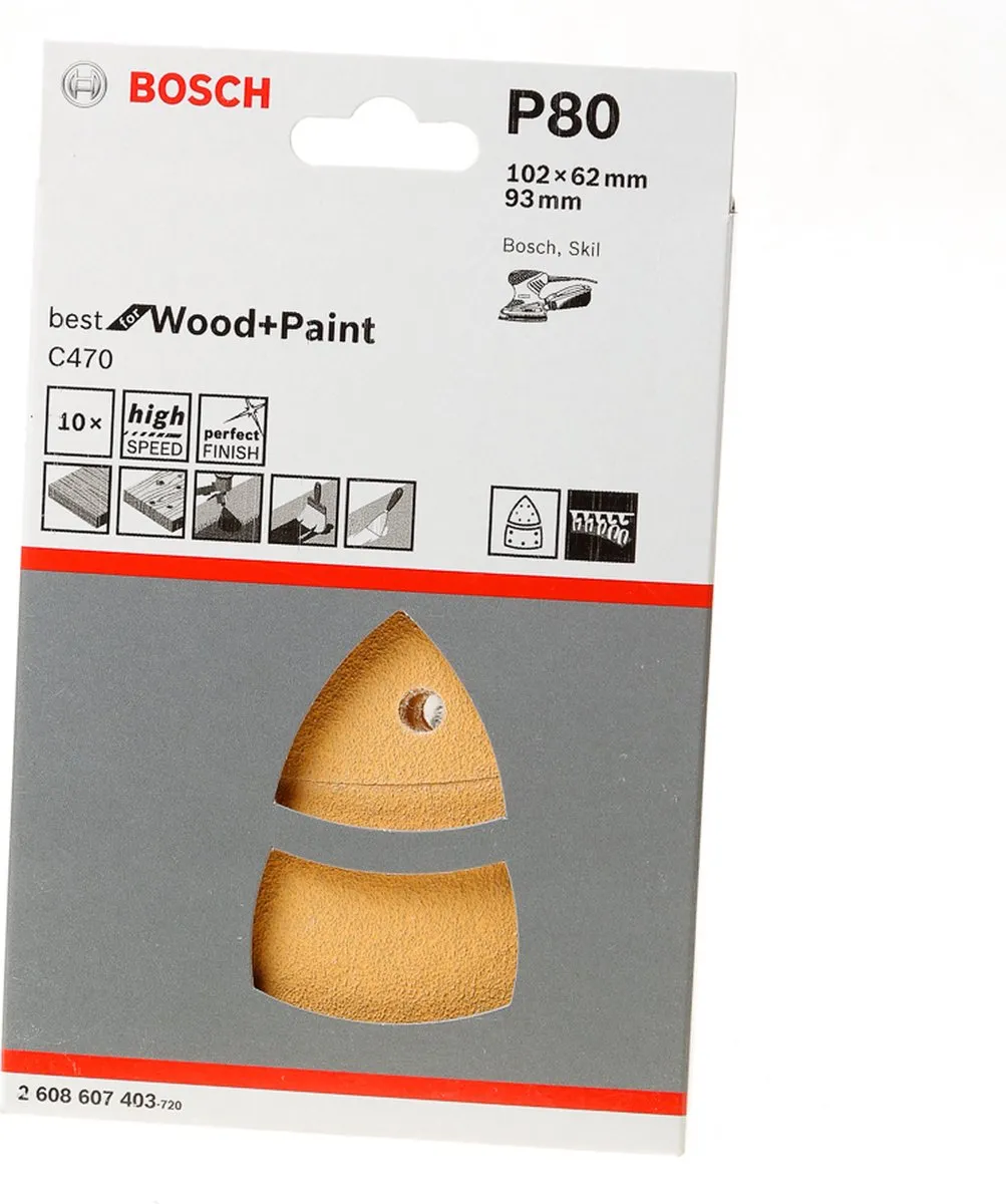 Bosch Professional Expert C470 Schuurpapier - 10 Stuks