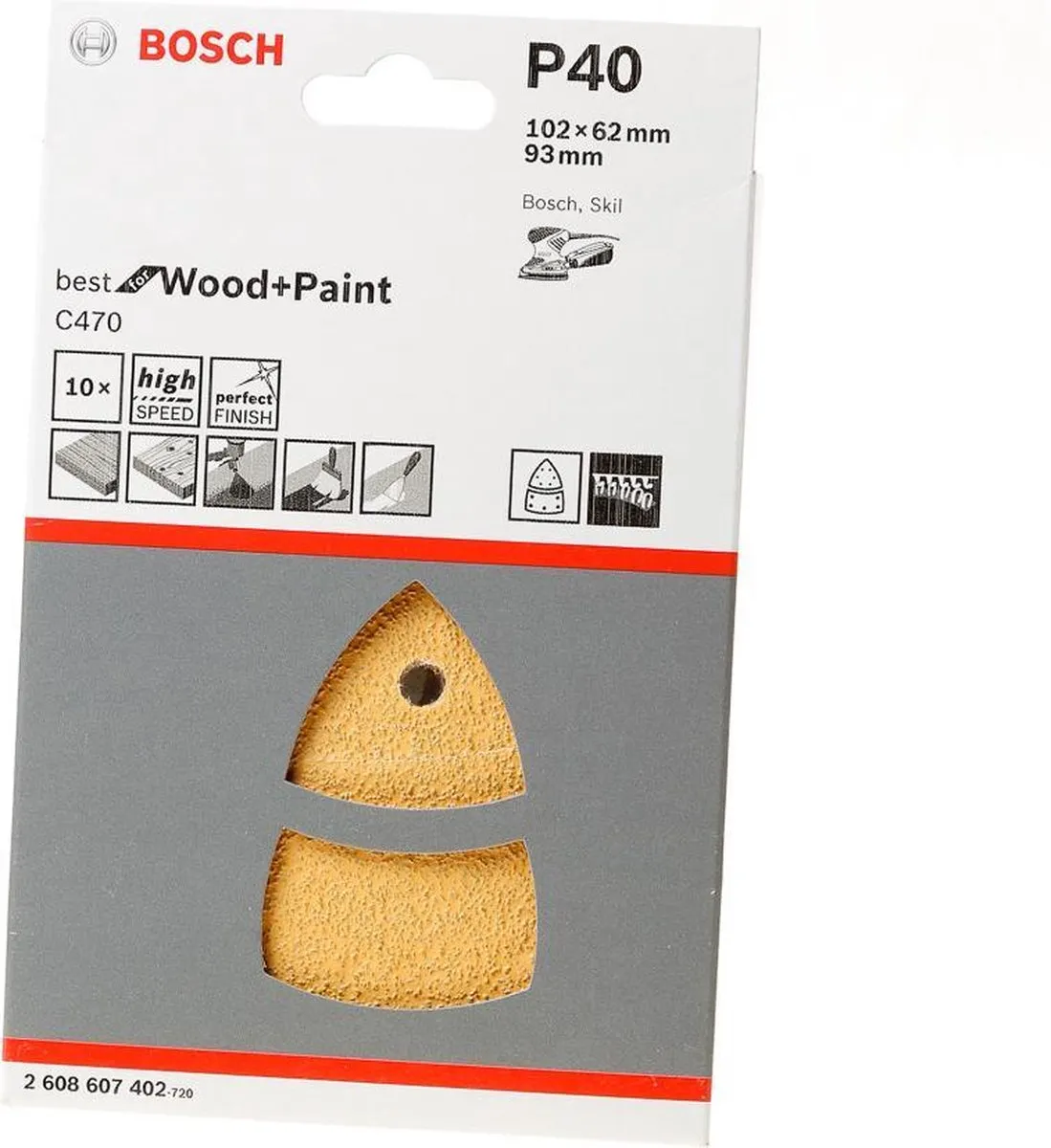 Bosch Professional Expert C470 Schuurpapier - 10 Stuks