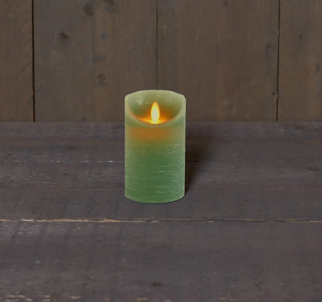 Anna's Collection Oslo LED Stompkaars - Jade Groen - 12,5 cm