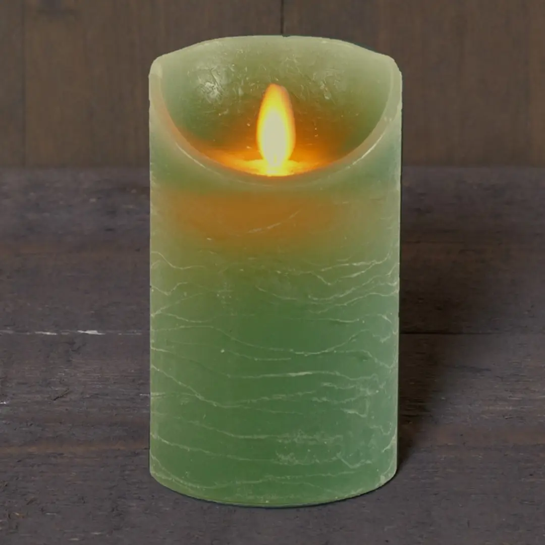 Anna's Collection Oslo LED Stompkaars - Jade Groen - 12,5 cm