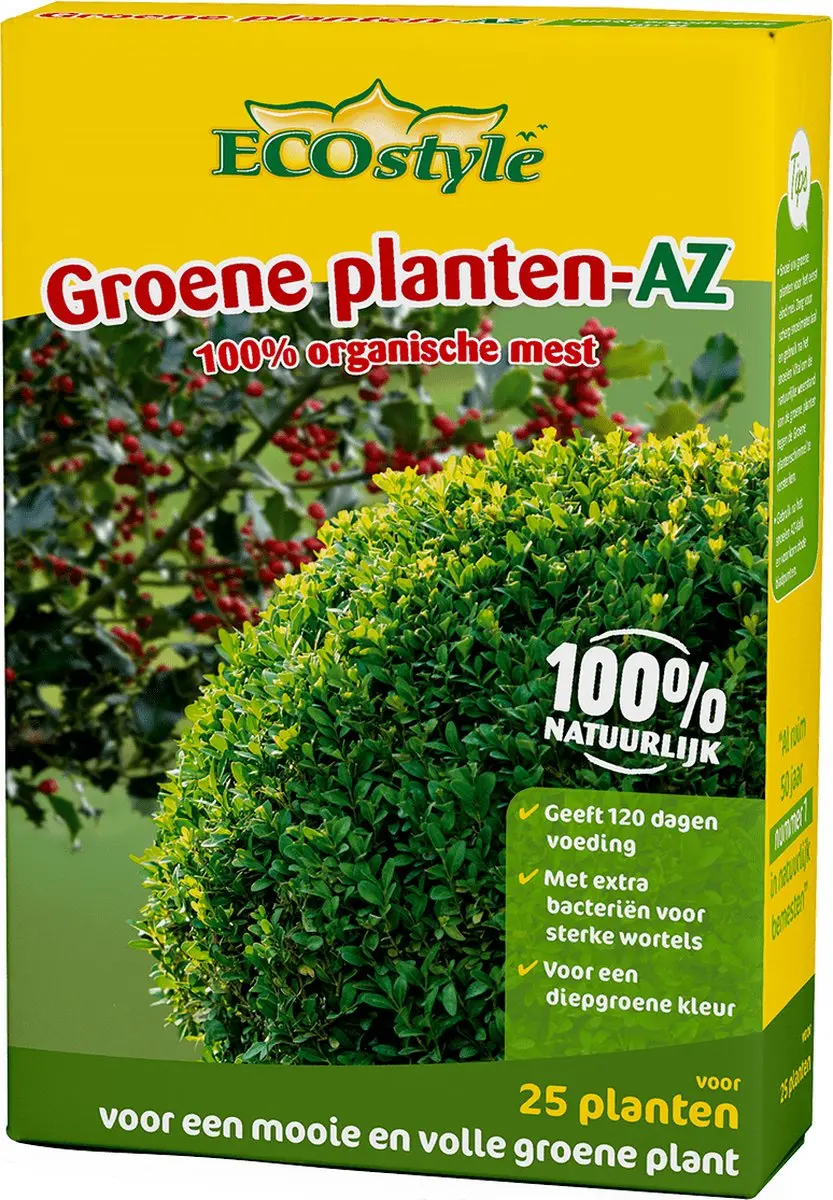 ECOstyle Groene Planten-AZ Meststof 800g - 25 Planten - afbeelding 2 van 6