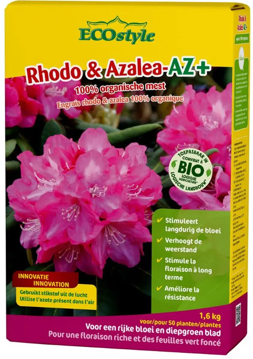ECOstyle Rodo & Azalea Voeding 800g - 25 Planten - afbeelding 5 van 6