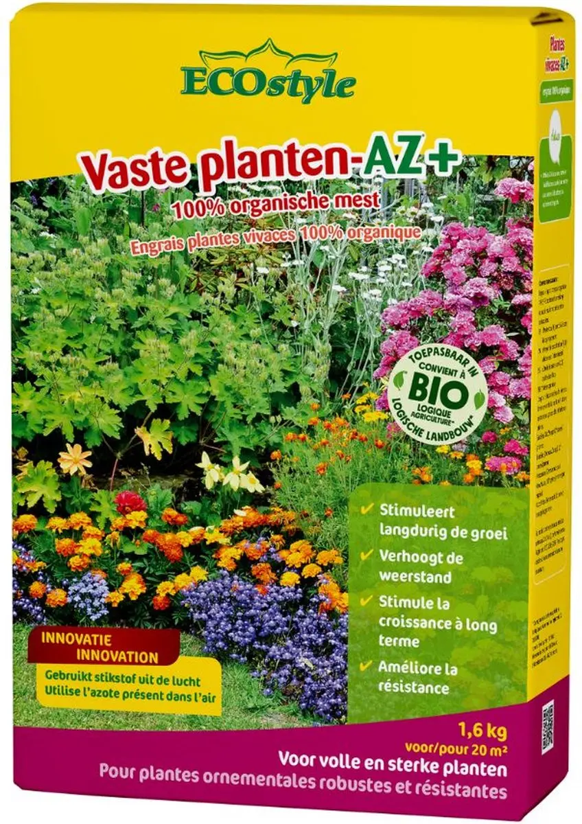 ECOstyle Vaste Planten AZ Organische Meststof 800g - 10m² - afbeelding 5 van 6