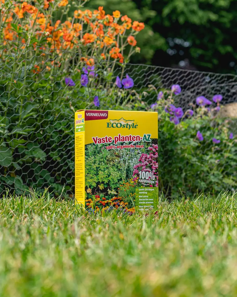 ECOstyle Vaste Planten AZ Organische Meststof 800g - 10m² - afbeelding 2 van 6