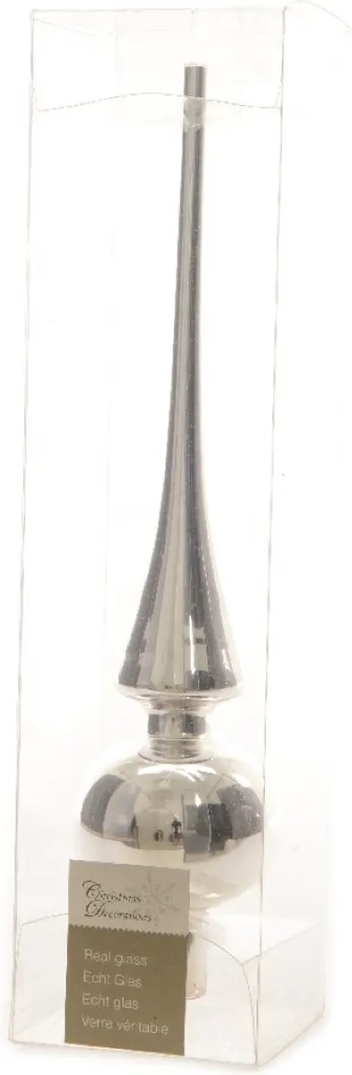 Decoris Kerstboompiek Glas