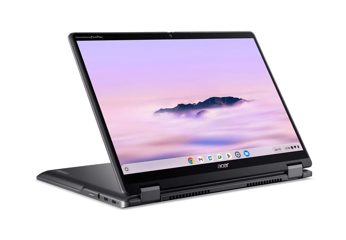 Acer Chromebook Plus Spin 514 CP514-4HN-379X - 2-in-1 - 14" Touchscreen - Core i3 - 8GB/256GB - Grijs